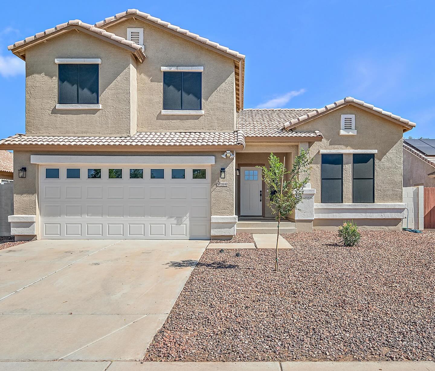 Two-story home exterior repaint — exterior painting Scottsdale AZ