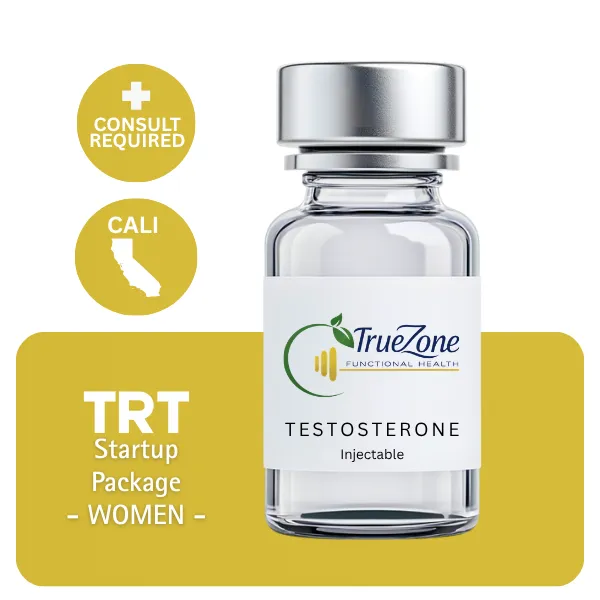 TRT CALI Women's Startup Package (Consult, Labs, Cypionate 200mg/mL 10mL)