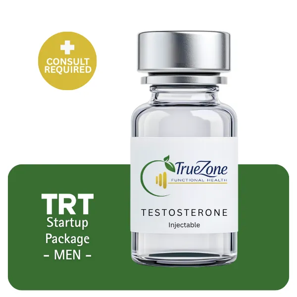 TRT Men's Startup Package 60 days (Consult, Labs, Cypionate 200mg/mL 10mL + Anastrozole 24×1mg)