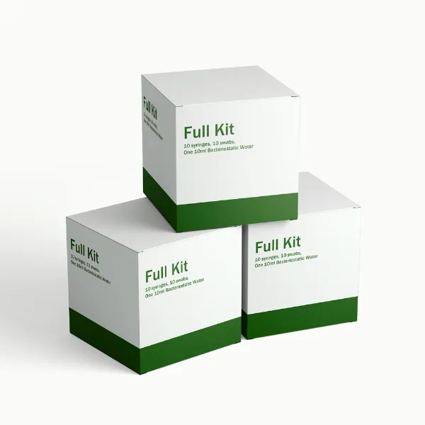 Full Kit (10 syringes, 10 swabs, One 10ml Bacteriostatic Water)