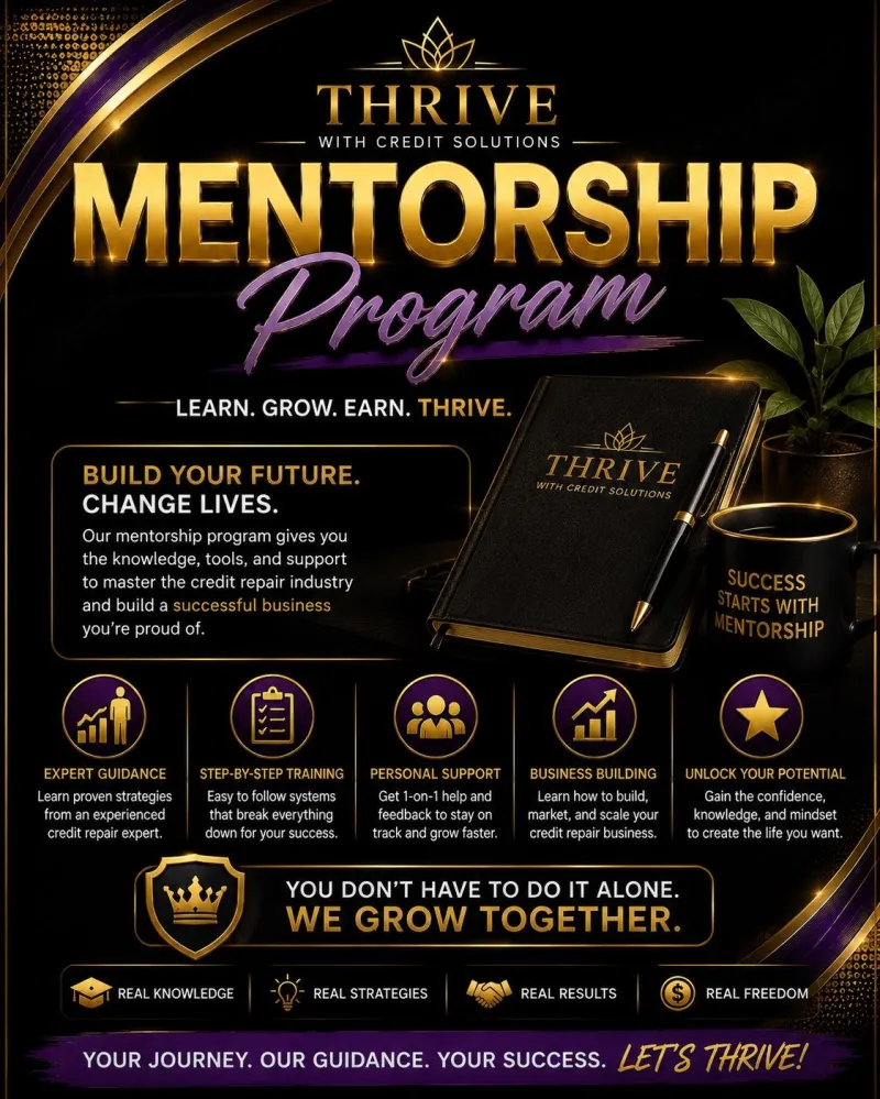 Thrive Credit Mentorship Program