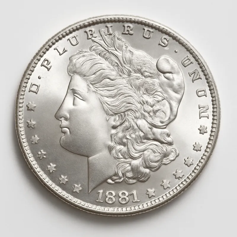 1881-S Morgan Silver Dollar MS-64
