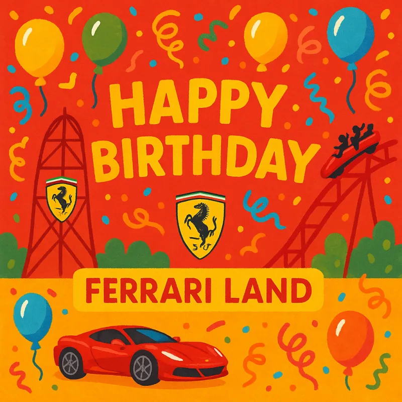 Ferrari Land para as crianças