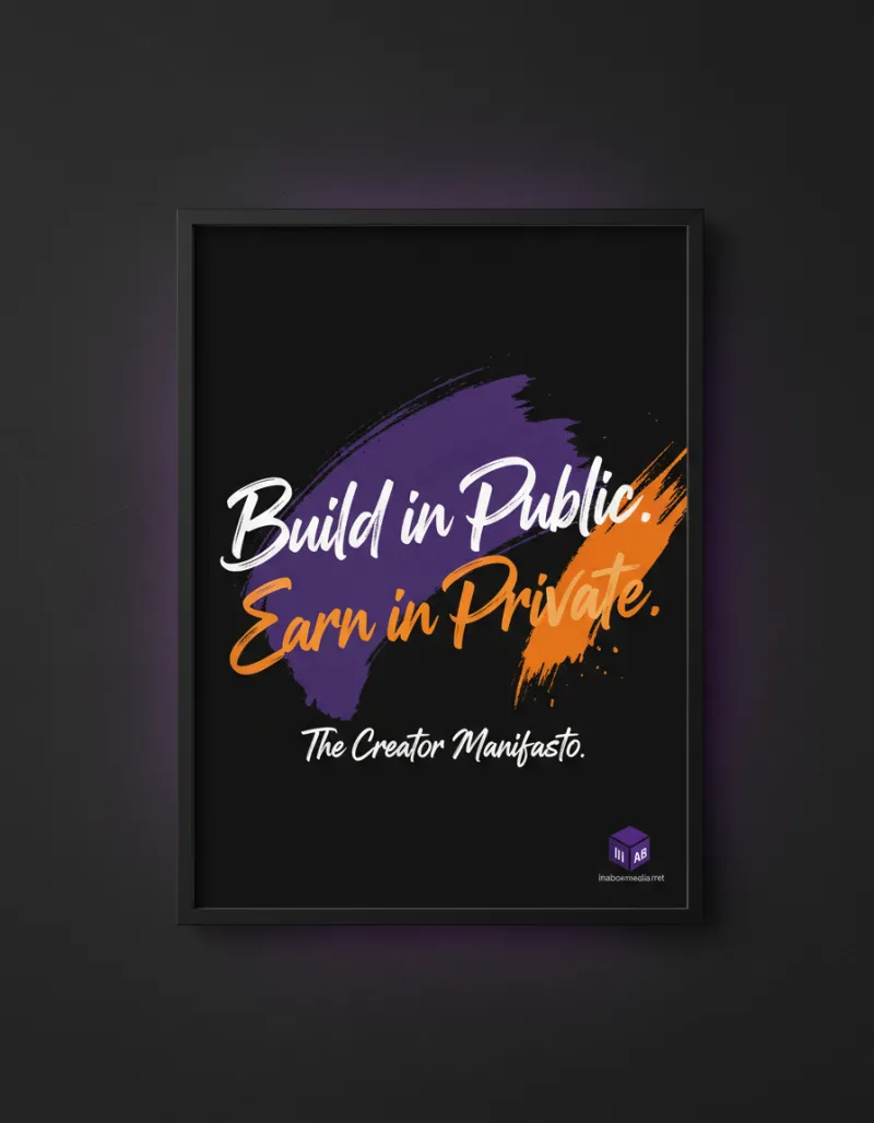 Creator Manifesto Wall Print