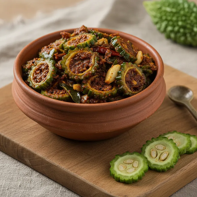 Kakarkay Pickle (Bitter Gourd)