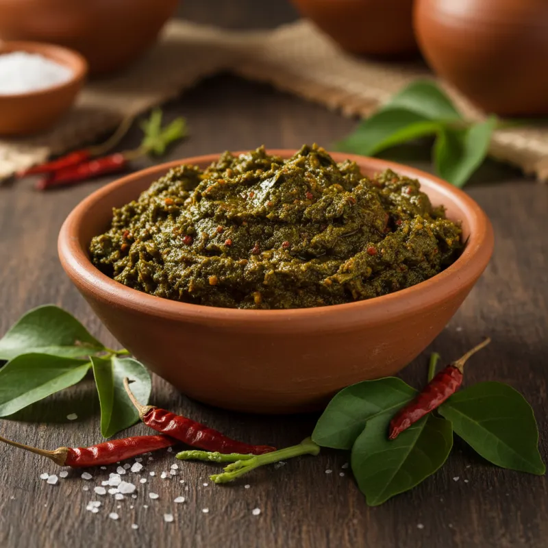 Homemade Gongura Pickle