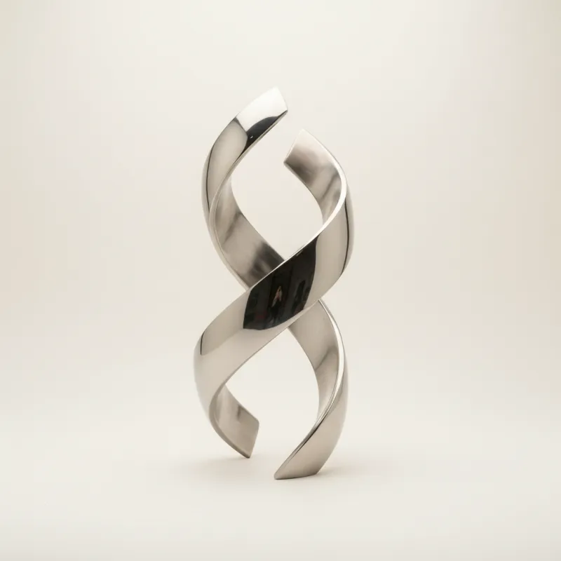 Abstract Art Sculpture Custom Modern Stainless Steel Sculpture PSSS-012