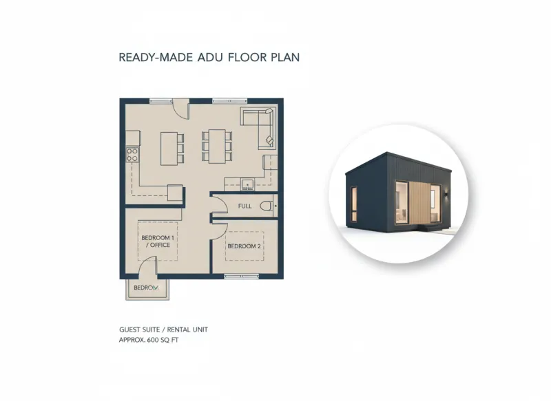 Ready-Made Floor Plan — ADU / Accessory Dwelling Unit
