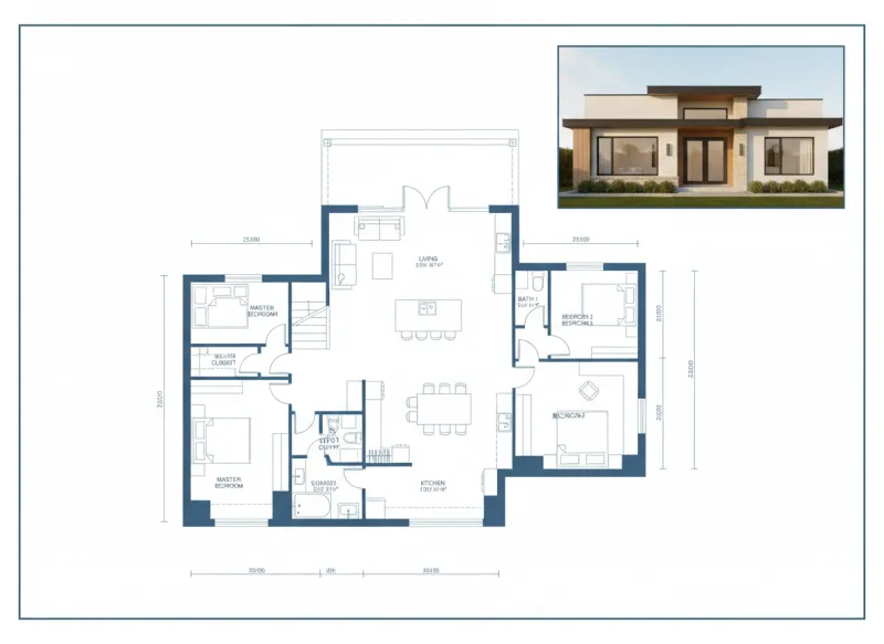 Ready-Made Floor Plan — Single Story