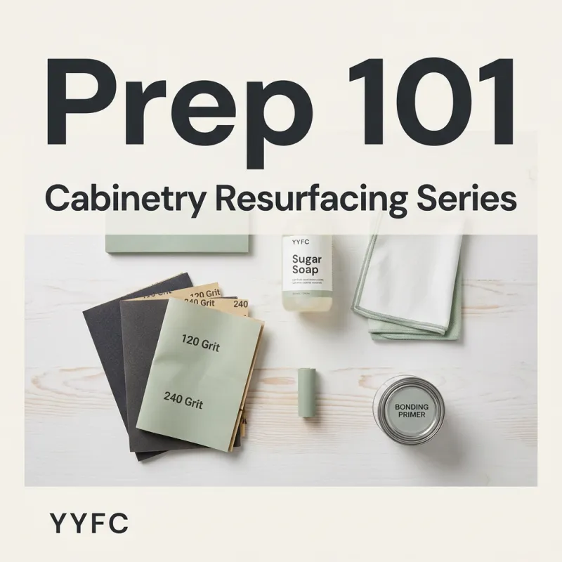 Prep 101 — Cabinetry Resurfacing Guide