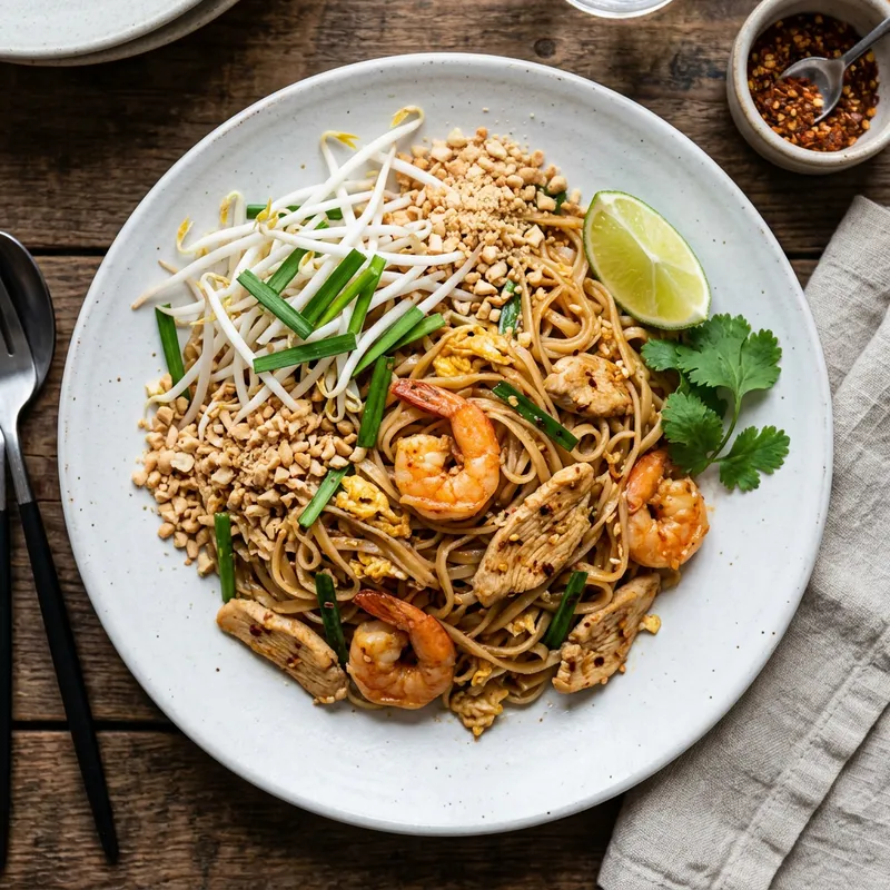 Chicken & Shrimp Pad Thai