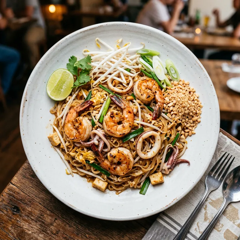 Seafood Pad Thai
