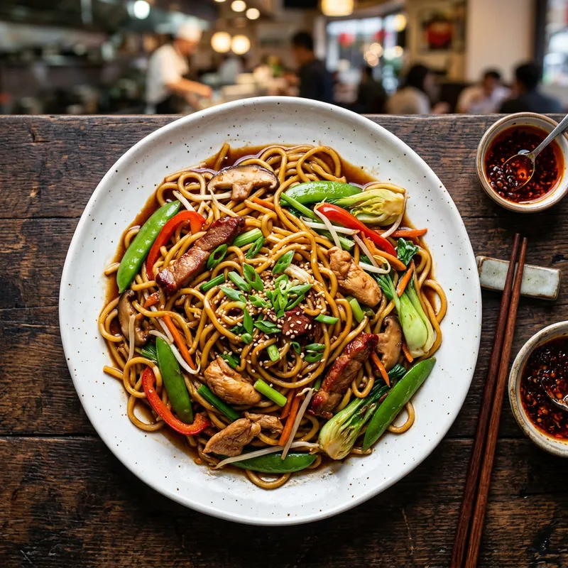 Pork or Chicken Lo Mein