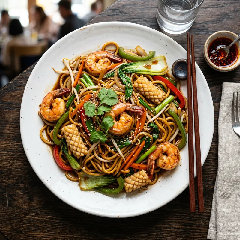 Seafood Lo Mein