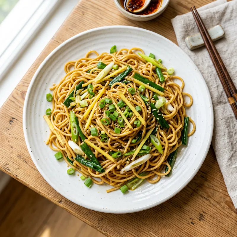 Ginger & Scallion Lo Mein