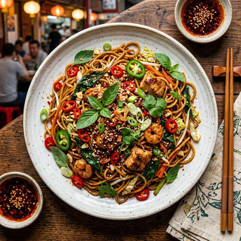 Chinatown Spicy Lo Mein