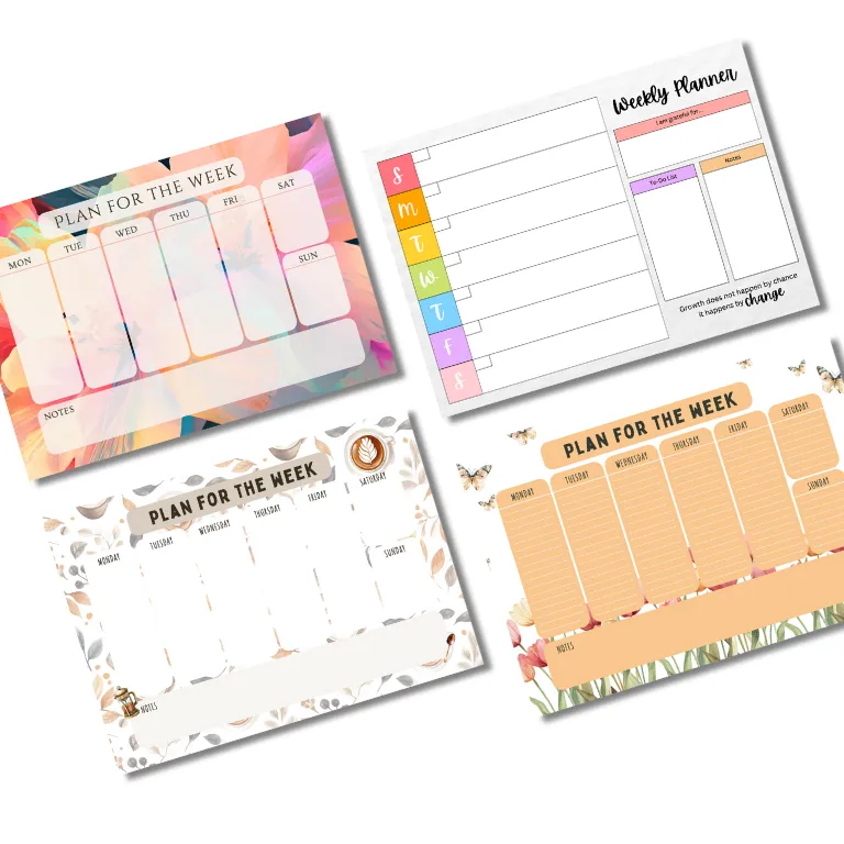Weekly Planner Notepad