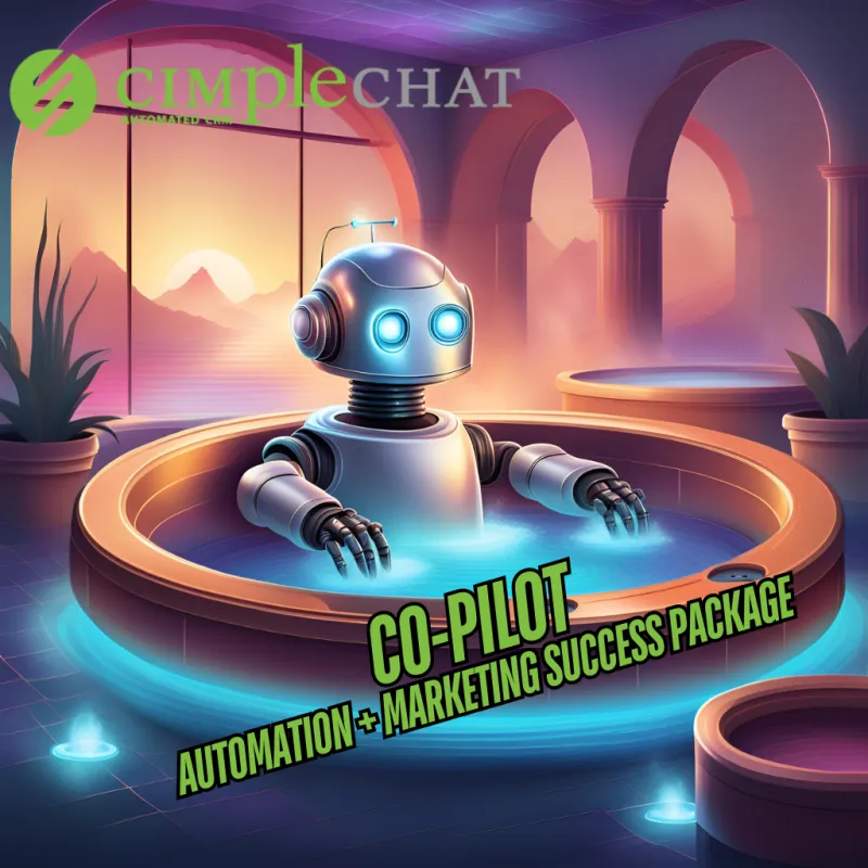 CimpleChat CRM + Spa Success Co-Pilot Marketing, Jacuzzi, D1, Sundance, Bullfrog, Hydropool Dealer, all Pool & Spa Brands