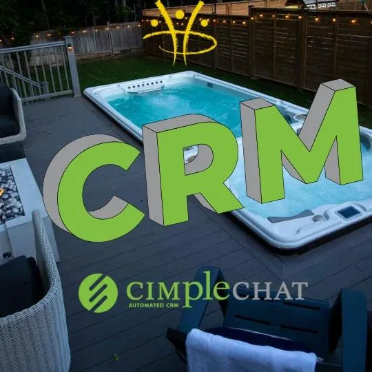 CimpleChat CRM + HydroPool Dealer Customer Branded Content 