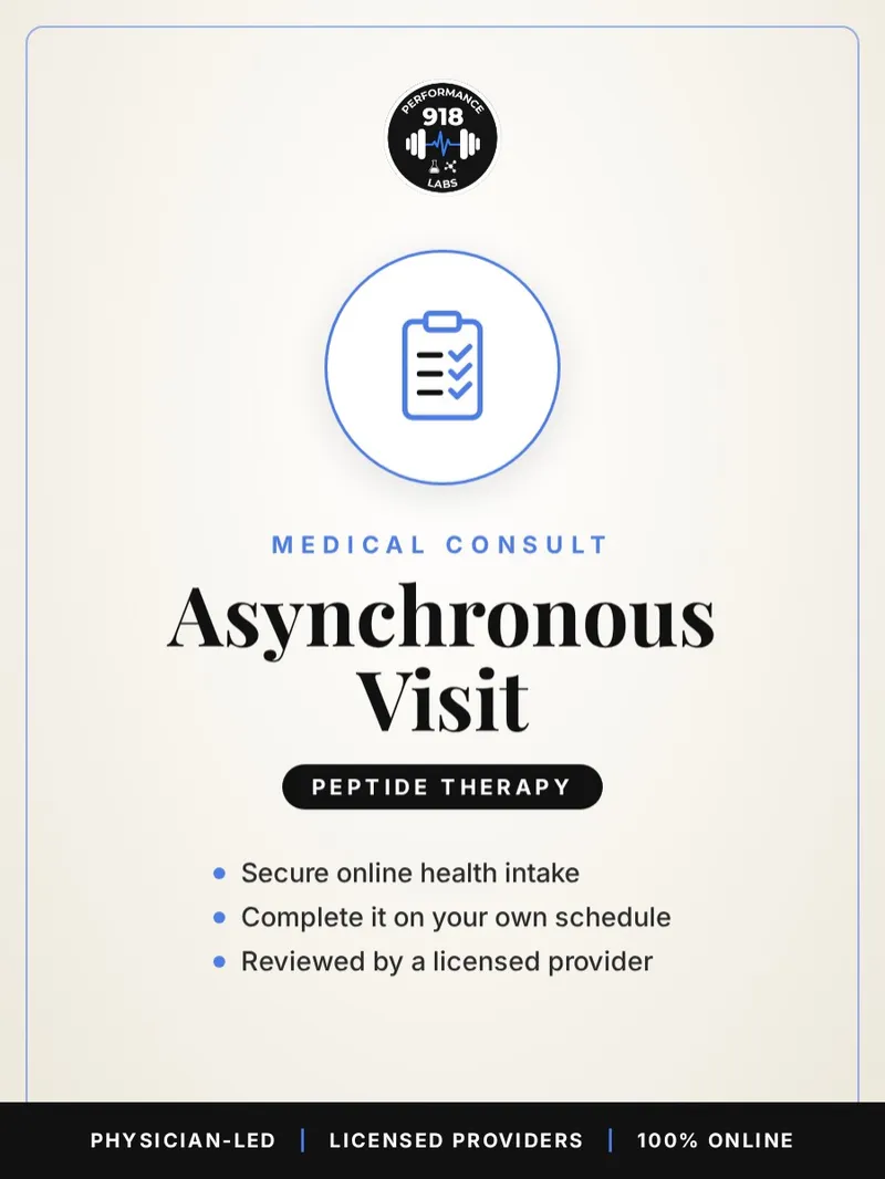 Medical Consult: Asynchronous Visit (Peptides)