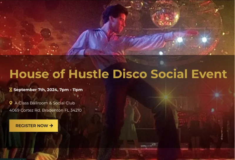 House of Hustle Disco Event Admission Tickets