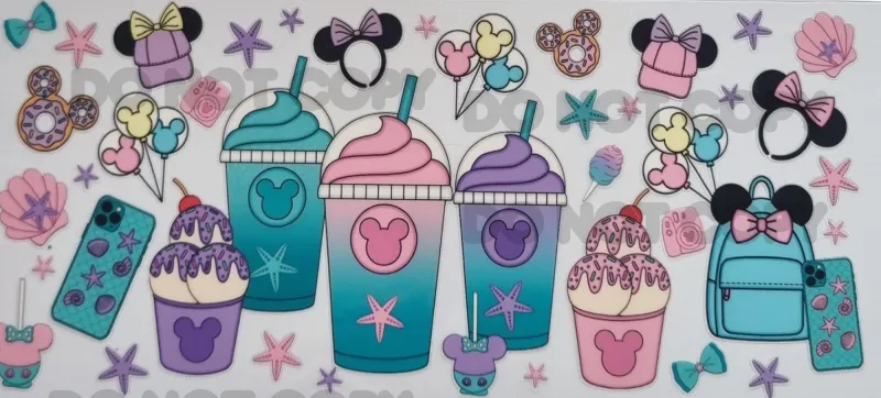 16oz UV DTF Wraps - Characters