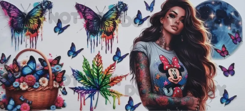 UV DTF Tattoo Women and Various Women Wraps