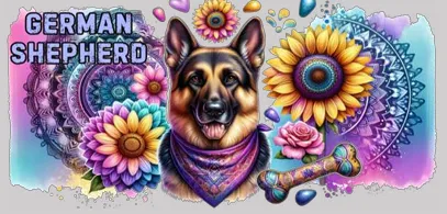 Colorful Dog Breed 