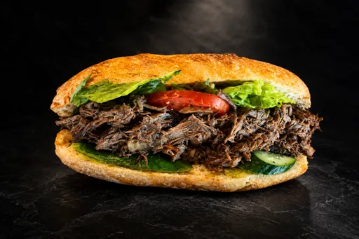 Beef Sandwich ( Barbacoa - Cooked Beef)