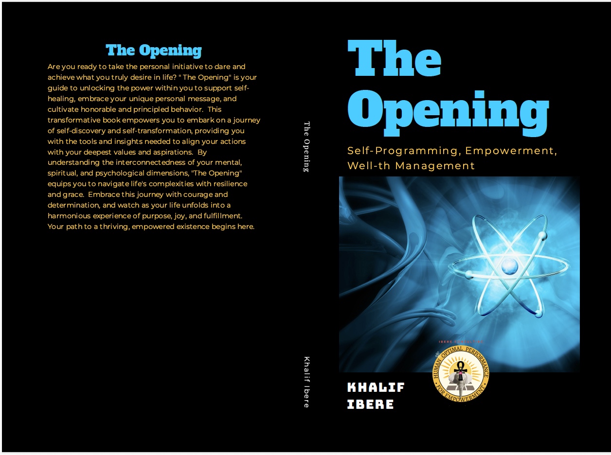 CCAI - The Opening: Self-Programming, Empowerment, Well-th Management 