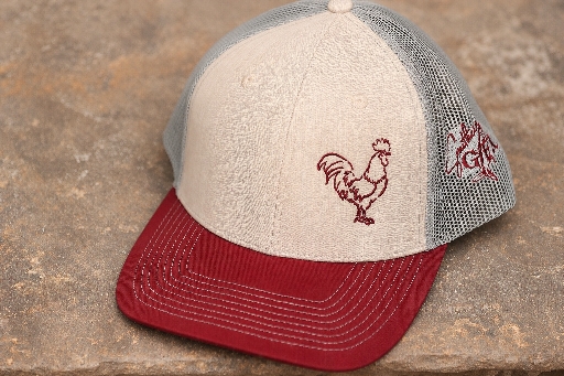 The Jerry- Gray, Tan & Crimson