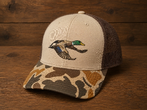 Fierce- Duck hat- Khaki, Brown & Camouflage