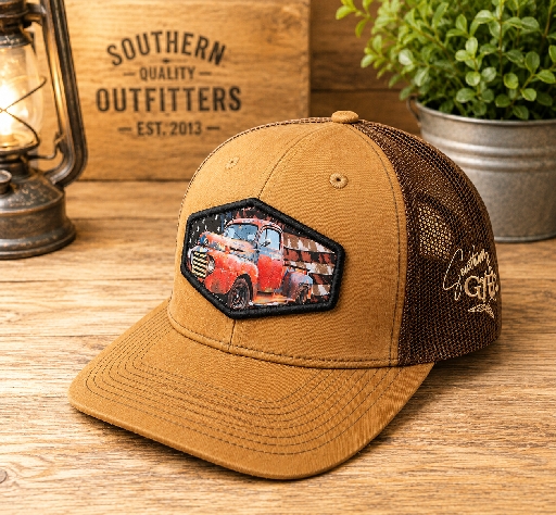 Vintage American Classic- Old Gold & Brown