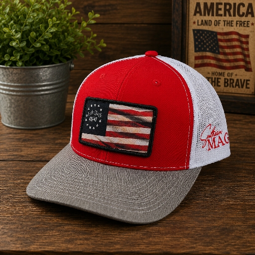 45/47- Red, White & Gray