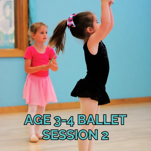 Age 3-4 Tiny Travelers Ballet Session 2