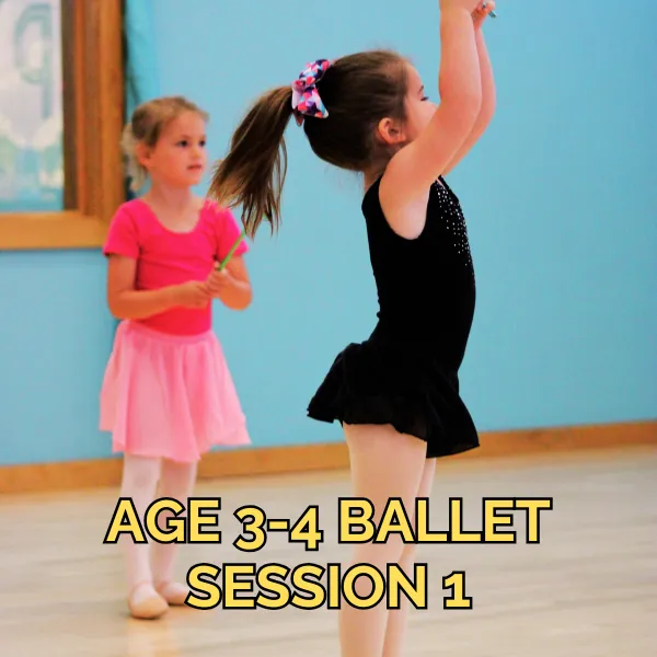 Age 3-4 Tiny Travelers Ballet Session 1