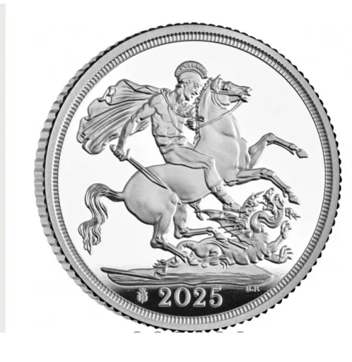 2025 UK Silver Sovereign coin Privacy Mark