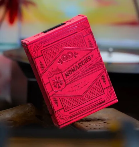 Monarch summer pink edition rare playing cards theory11