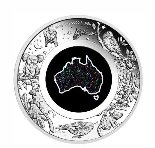 2026 Great Southern Land 1oz Silver Proof Matrix Opal Coin