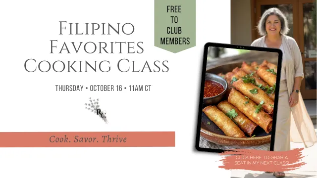 Filipino Favorites Cooking Class