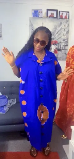 Ankara Gown3/4