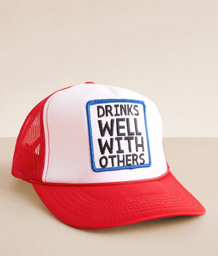 Drink Well With Others Trucker Capp