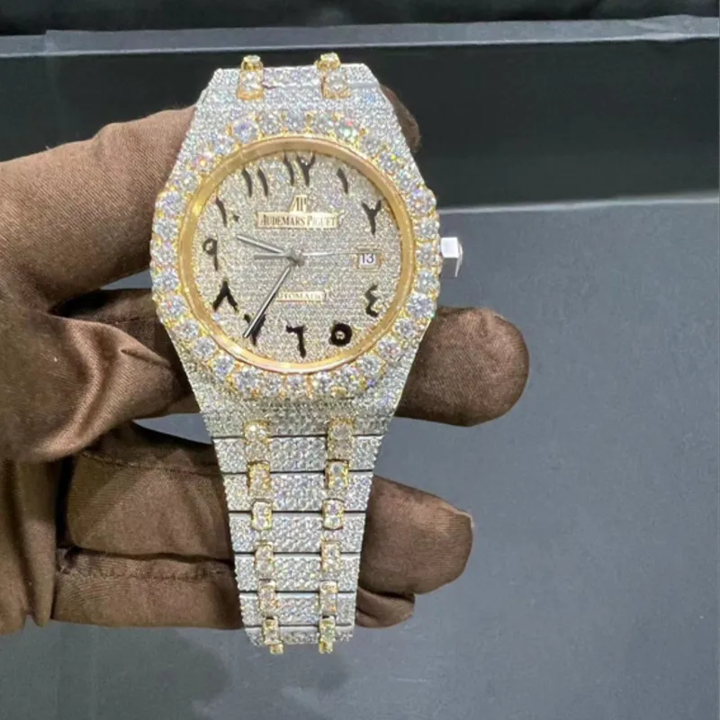 God-Level Custom Moissanite Watch | AP R0YAL 0@K