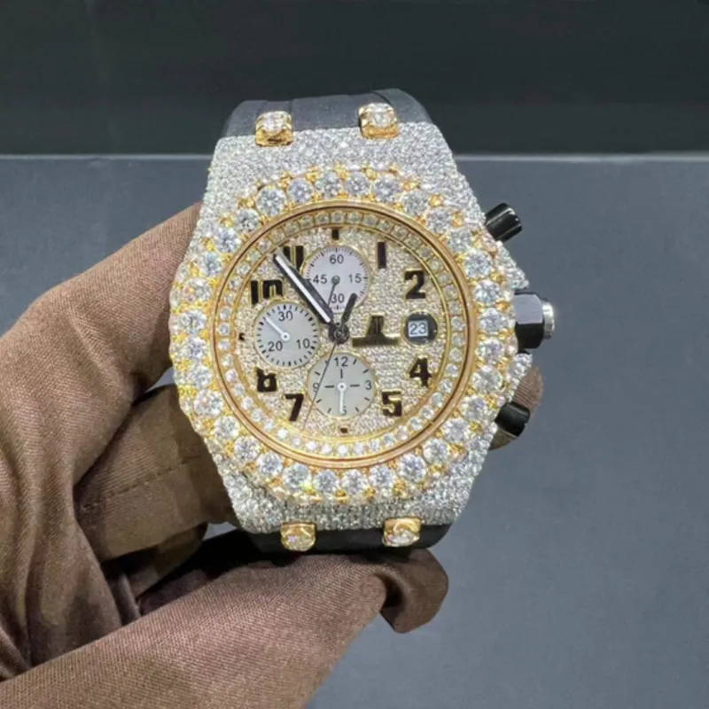 God-Level Custom Moissanite Watch | AP 0FF SH0RE 