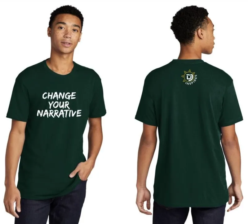 Green "Change Your Narrative" T-Shirt