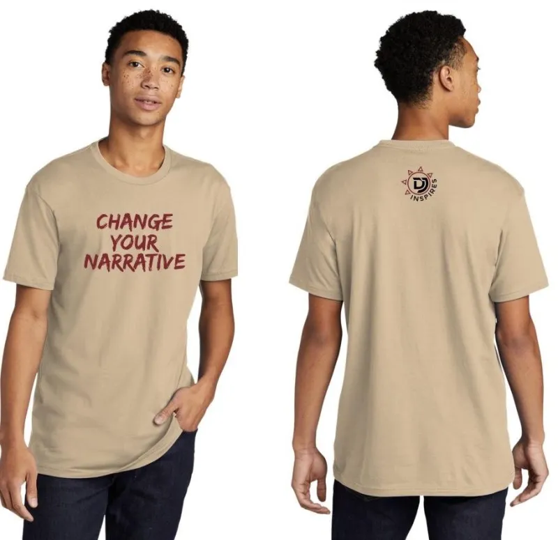 Cream "Change Your Narrative" T-Shirt