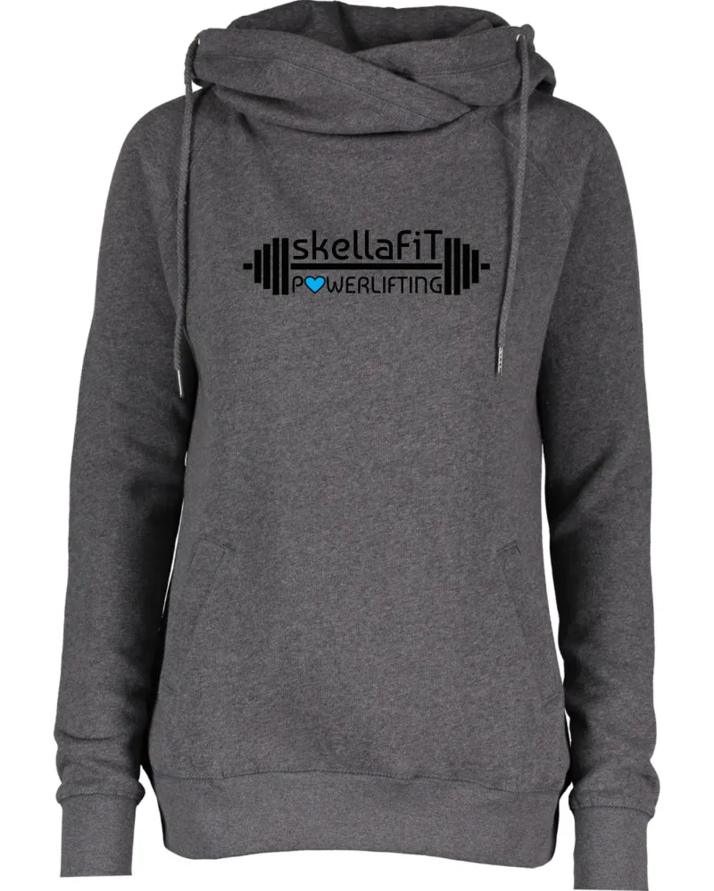 SkellaFiT Powerlifting Funnel Neck Pullover Hoodie
