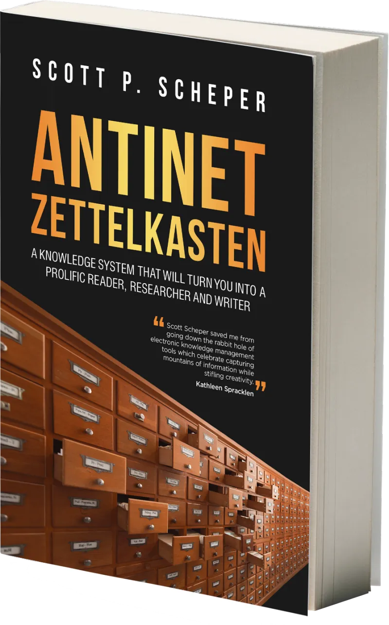 Antinet Zettelkasten Book (Store Special)