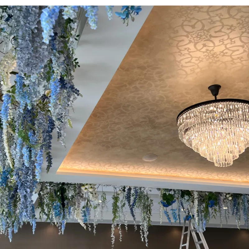 Dace Floor Ceiling Silk Florals