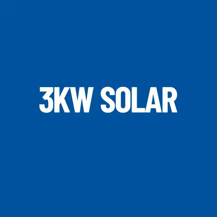 3kW Solar